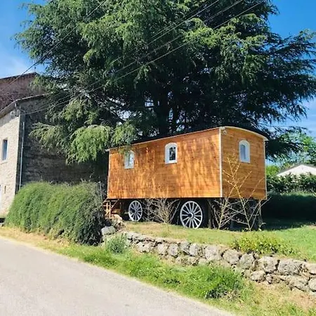 Roulotte De Charme خيمة فخمة Saint-Genest-de-Bauzon